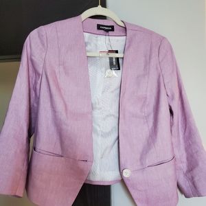 Express Linen Blazer.